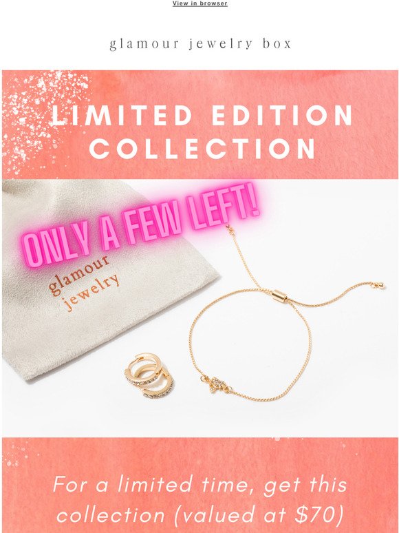 [ONLY A FEW LEFT] Of the Limited Jewelry Collection! 