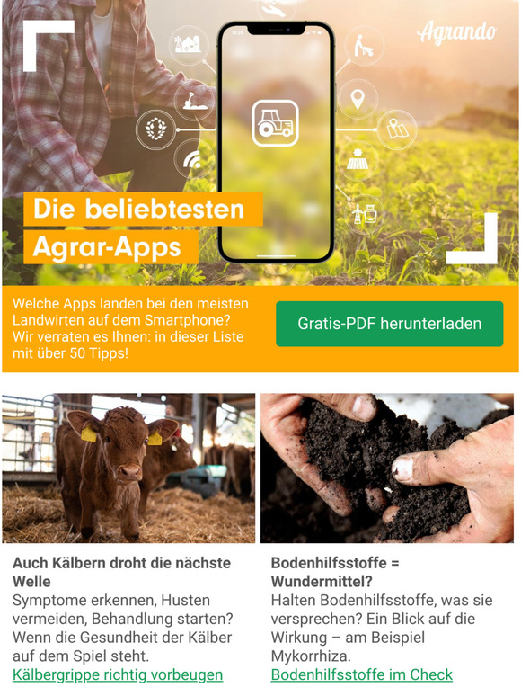 Groe Agrar-App-Sammlung fr --