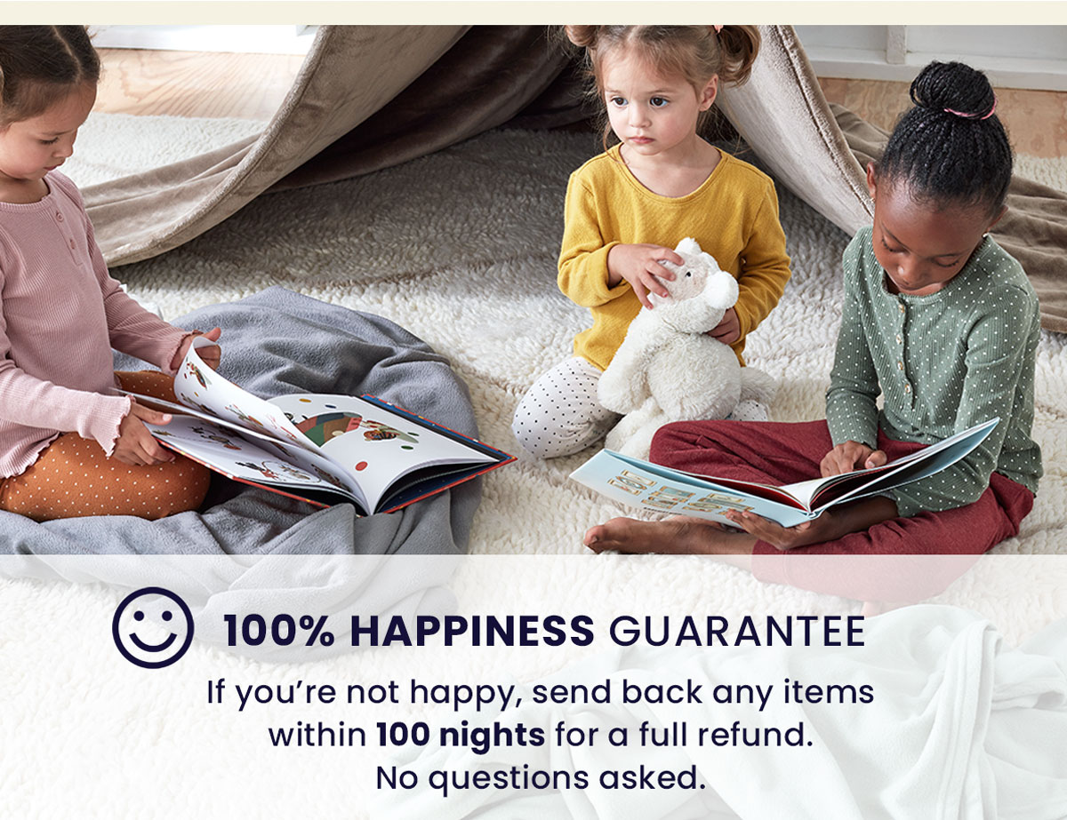 100% Happiness Guarantee