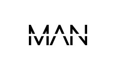 boohooMAN Strikethrough Logo