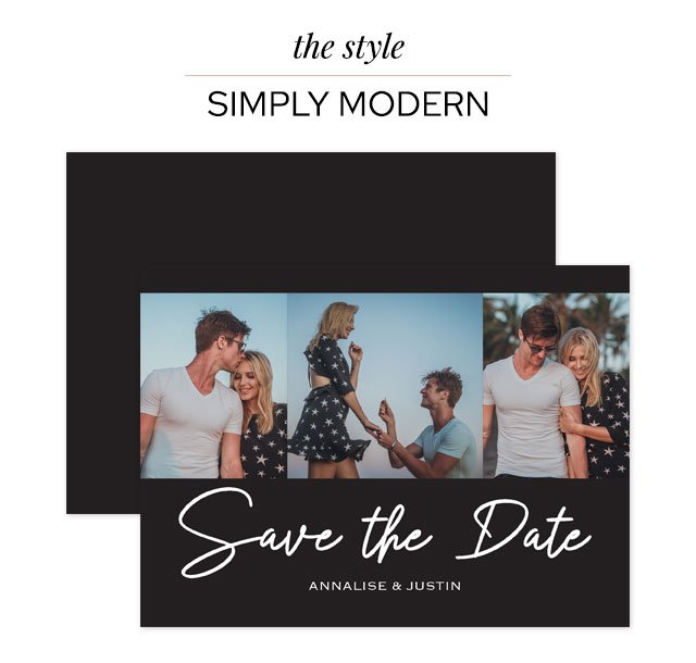 Stunning Moment - Save the Date Card