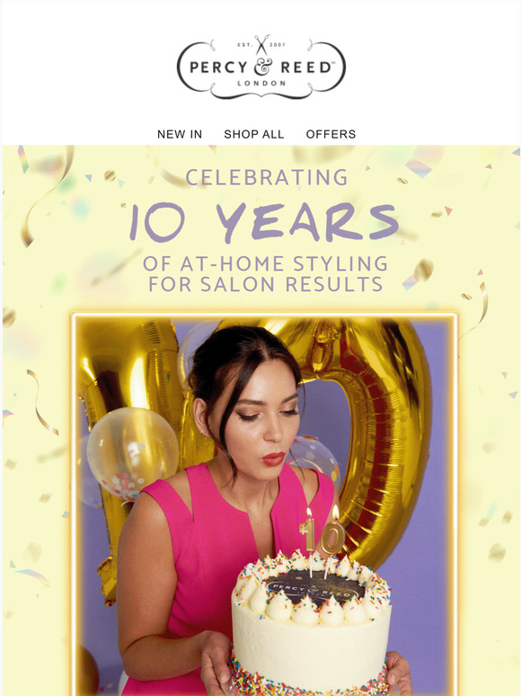 Percy and Reed Celebrating 10 Years of Percy & Reed... Milled