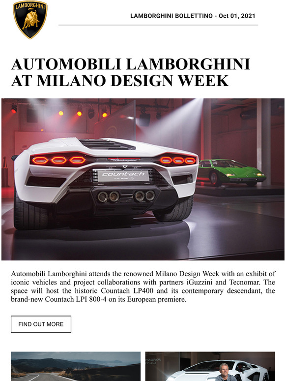 Automobili Lamborghini at Milano Design Week