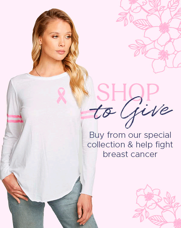 Buy from our special collection & help fight breast cancer.  15% of your October purchases go toward funding breast cancer research.   Shop for breast cancer.