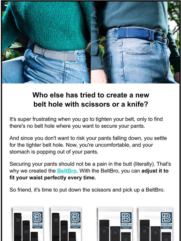 BeltBro: Because Your Belt Ran Out of 