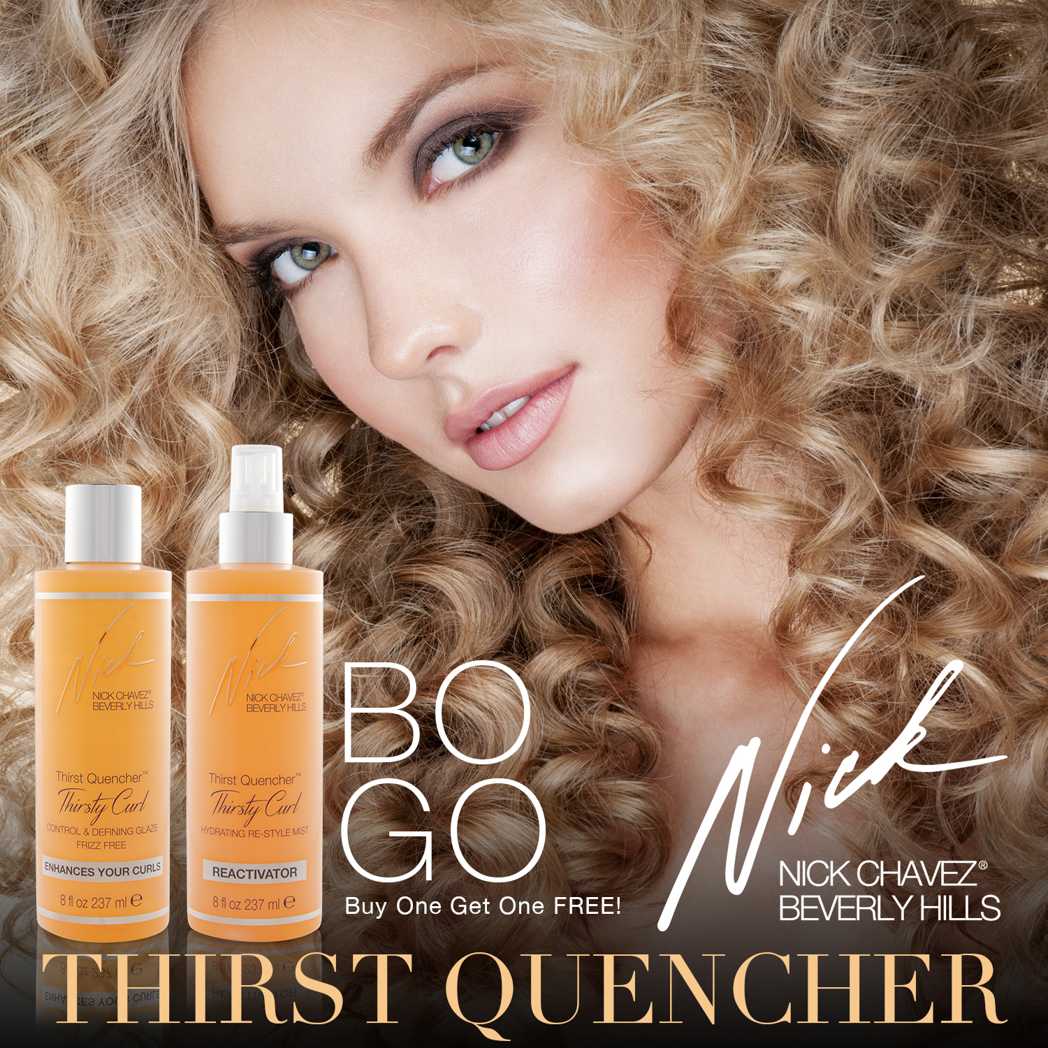 Nick Chavez Thirst Quencher Hydrating Hairspray with Argan Oil Medium good Hold 10 oz