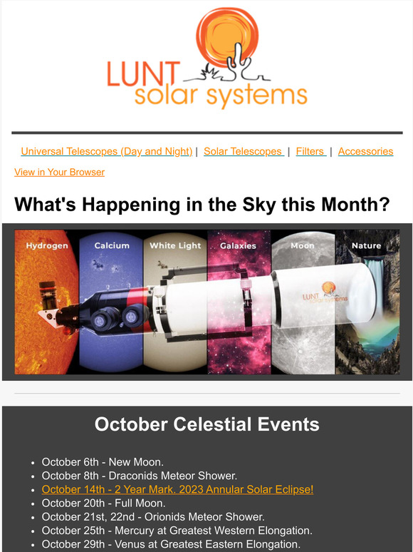 Your October 2021 SKY!  New YouTube Video! Tuning with a Double Stack!