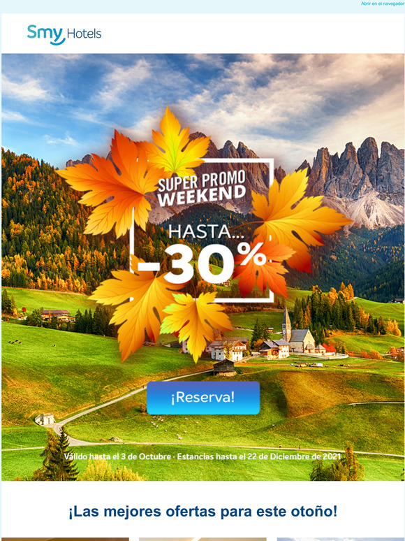  Super Promo Weekend Hasta un -30 de descuento!