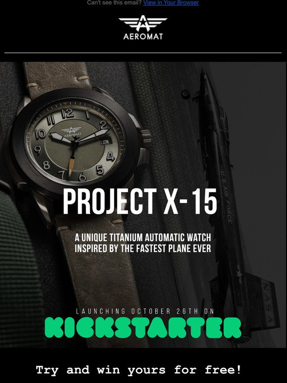 Play and Win Our Exclusive X-15 Watch 