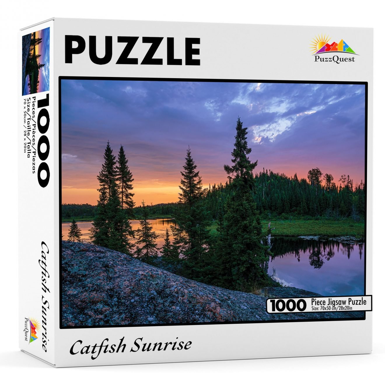 Catfish Sunrise 1000 piece jigsaw puzzle