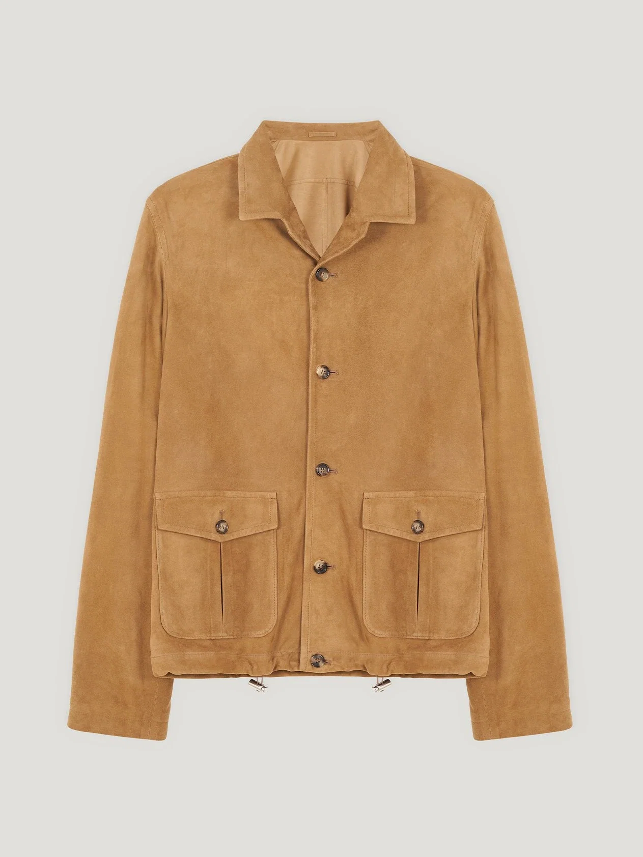 Image of 007 Tobacco Suede Giubbino Jacket