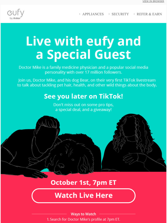 Watch eufy's Livestream | Special Guest Appearance