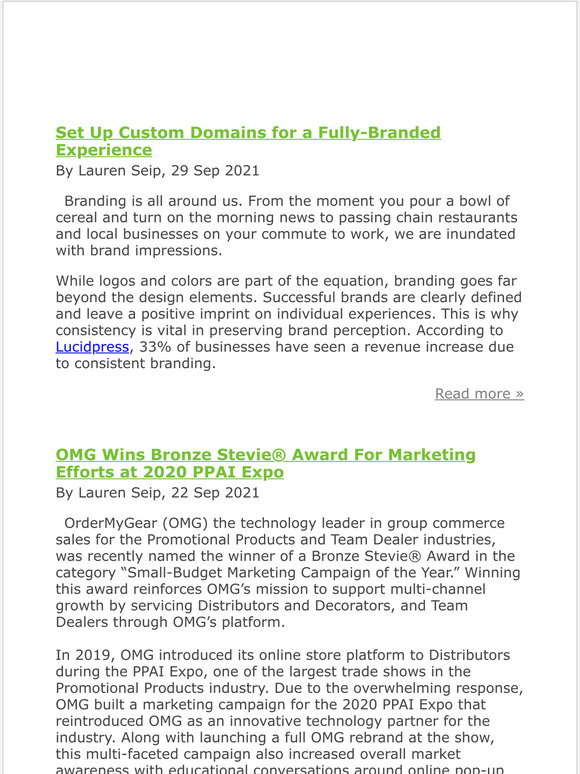 OrderMyGear This Month On The OMG Blog Milled