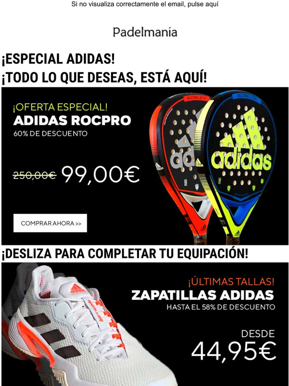 Adidas hasta el -60% dto.! ... [*Consigue la equipacin perfecta*]