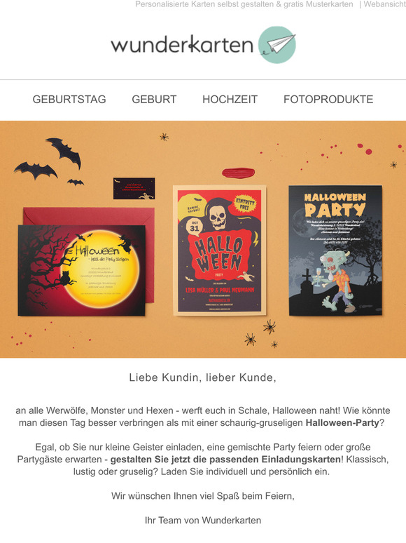  , planen Sie jetzt Ihre Halloween Party!