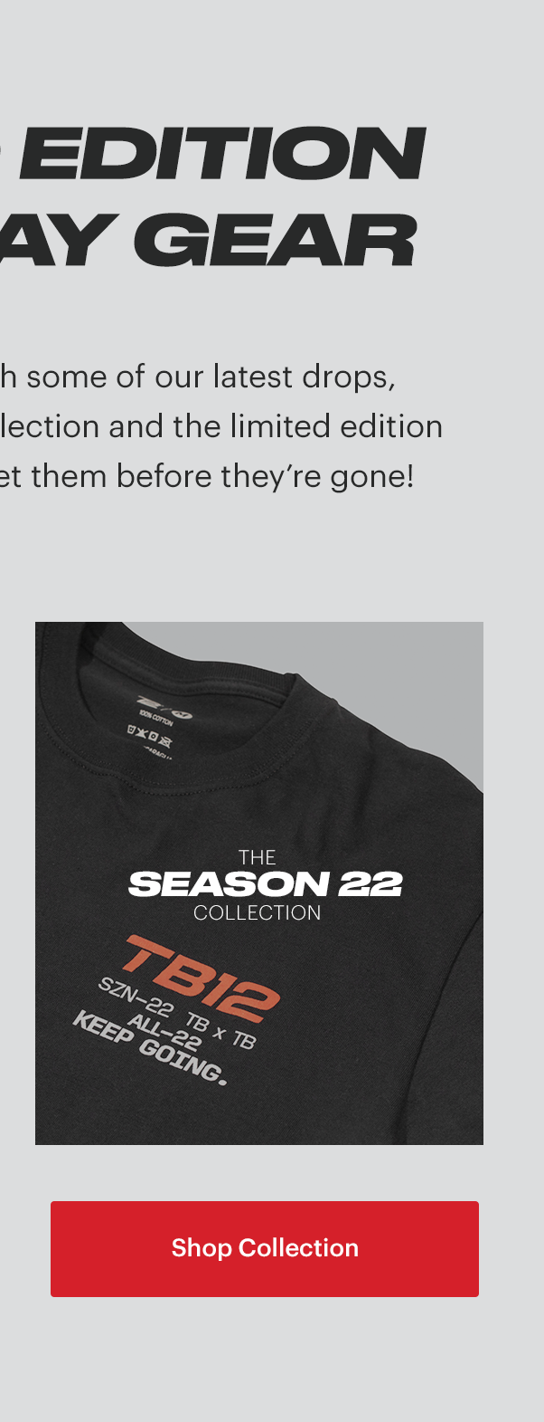 TB12 - Our Limited Edition 6 Long-Sleeve Shirts are