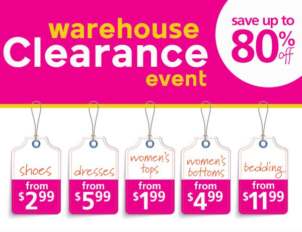 The big clearance event is so good, you might need a second cart