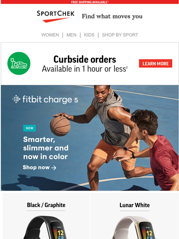 SportChek Fitbit Charge 5 Now Available Milled