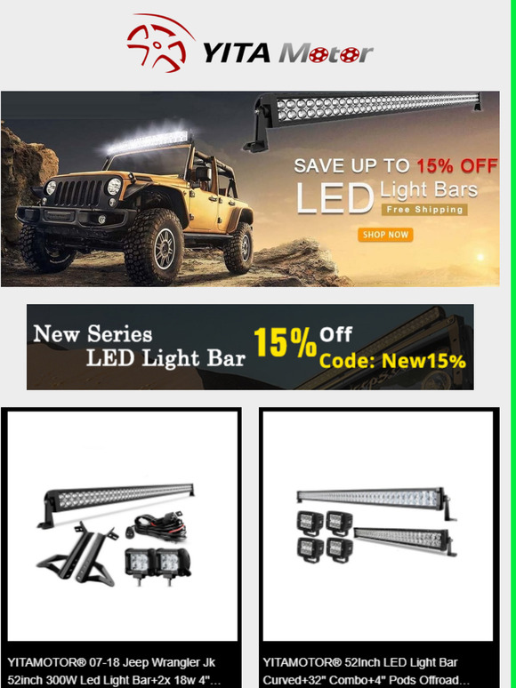 IP 67 Waterproof Brightest LED Light Bar