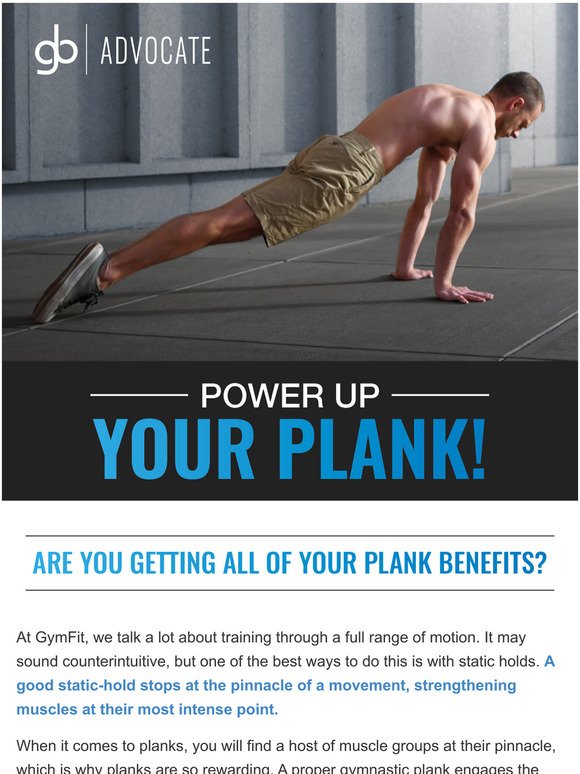 Power Up Your Plank