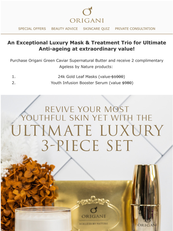 60% Off on Origani 24K Gold bundle