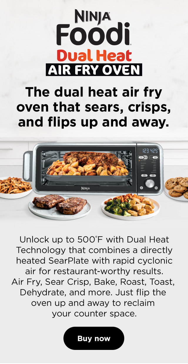 Ninjakitchen Meet the Ninja Foodi Dual Heat Air Fry Oven Milled