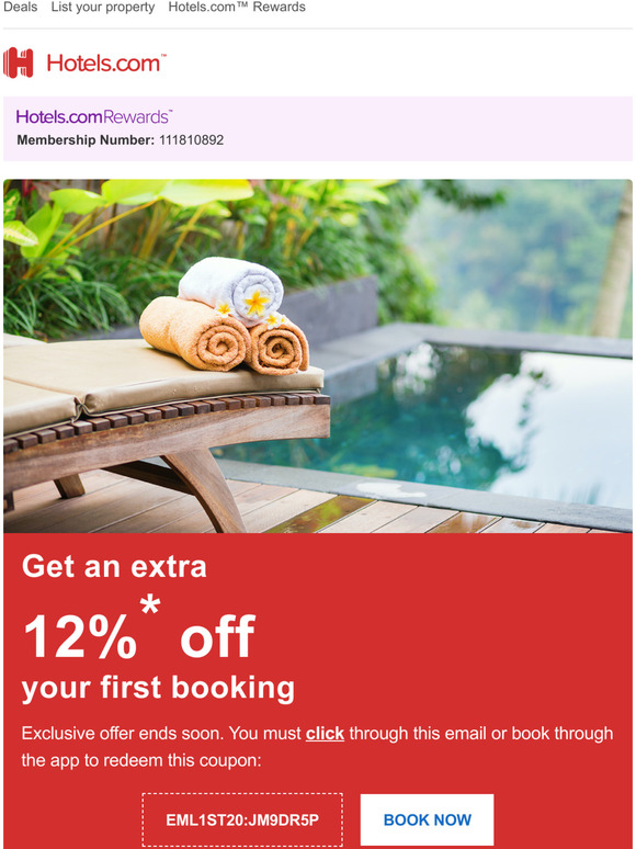 12% Coupon - Book Before It's Too Late!