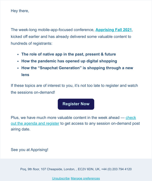 Day 1 of Apprising is over, but you dont have to miss out!