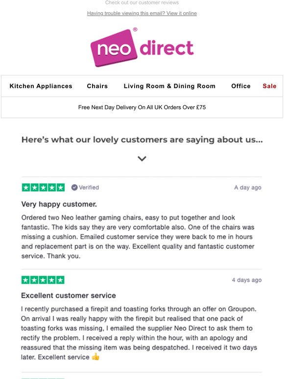 We are rated EXCELLENT on TrustPilot