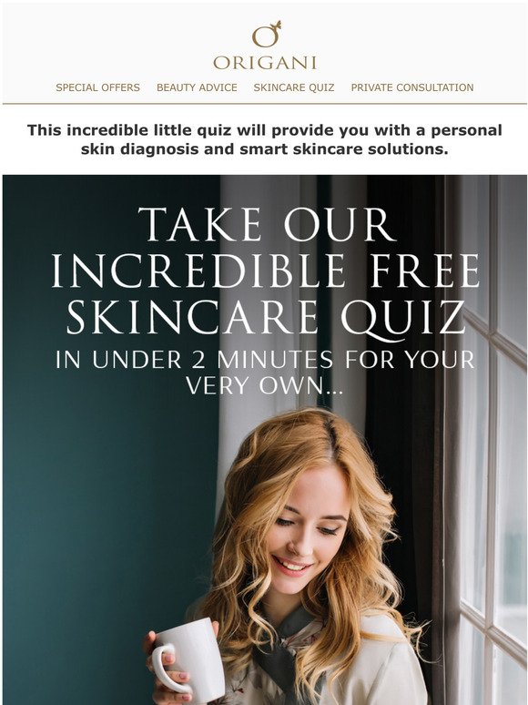 Have You Tried Our Free Skincare Quiz?