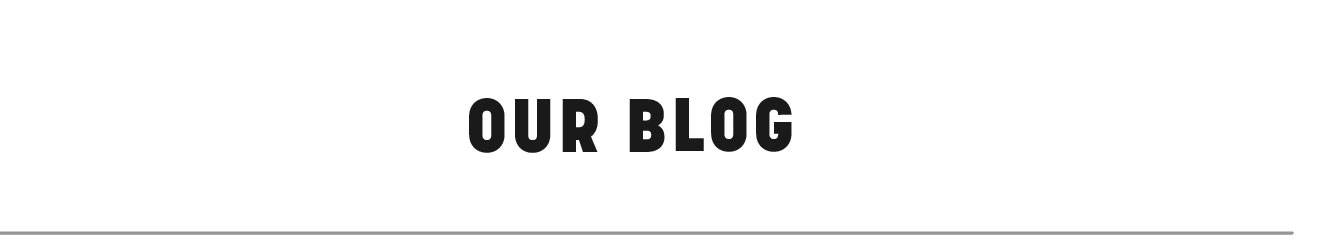 Our Blog