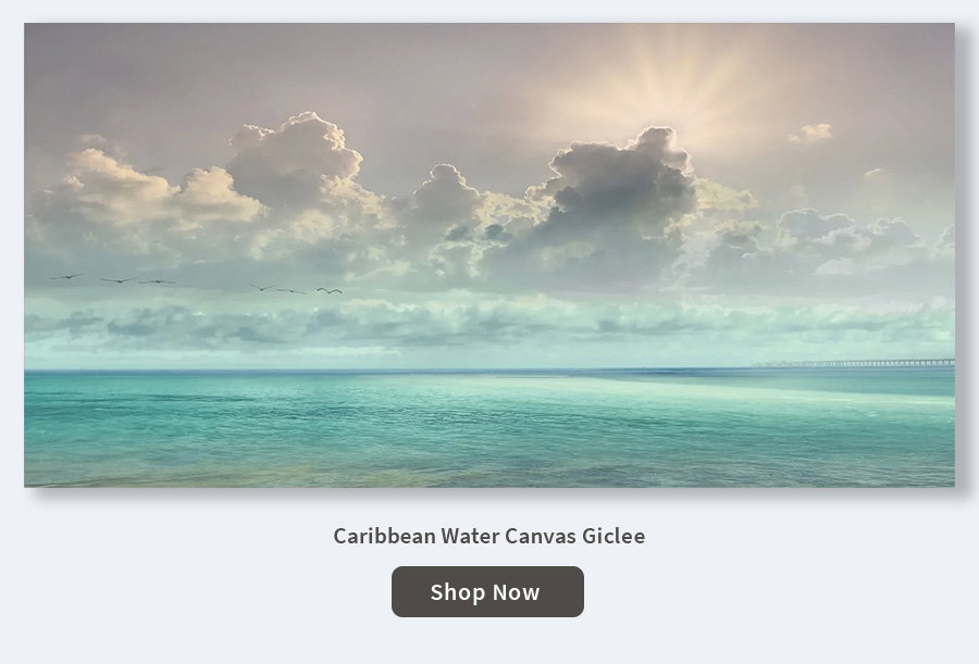 Caribbean Water Canvas Giclee 