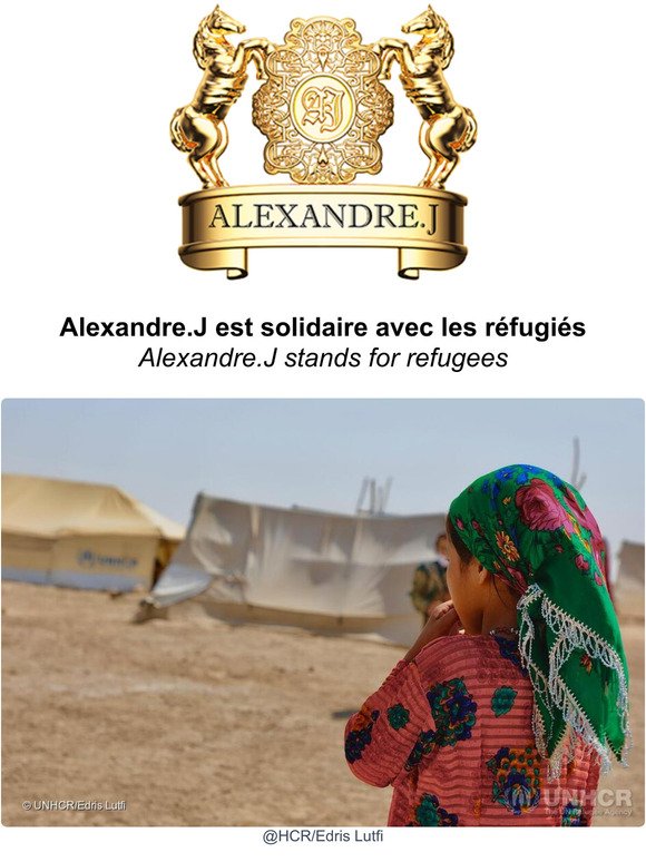 They need us ! Alexandre.J supports refugees' cause