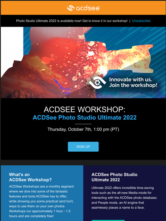 ACDSee Photo Studio Ultimate 2022 is available now! Get to know it in