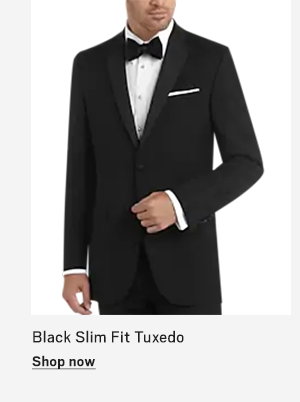 Black Slim Fit Tuxedo - Shop Now