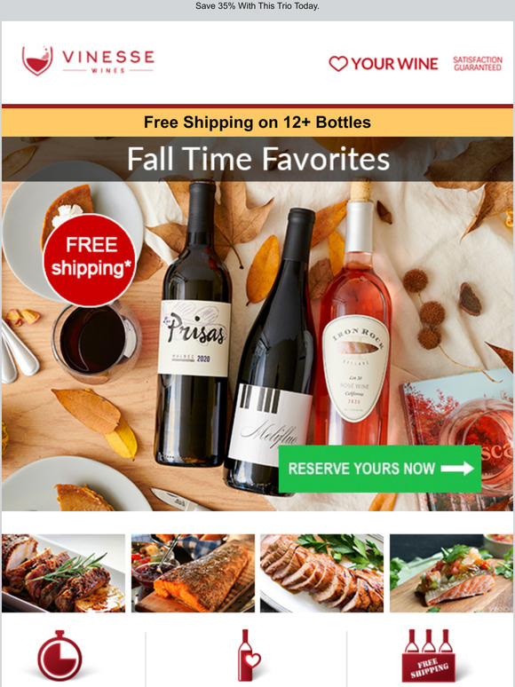 Fall Time Favorites: A Super Fall Lineup of Your Ros & Red Wine Faves for Less than $13.50/Btl