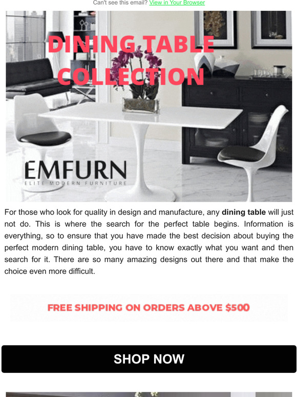 Upgrade Your Dining Table