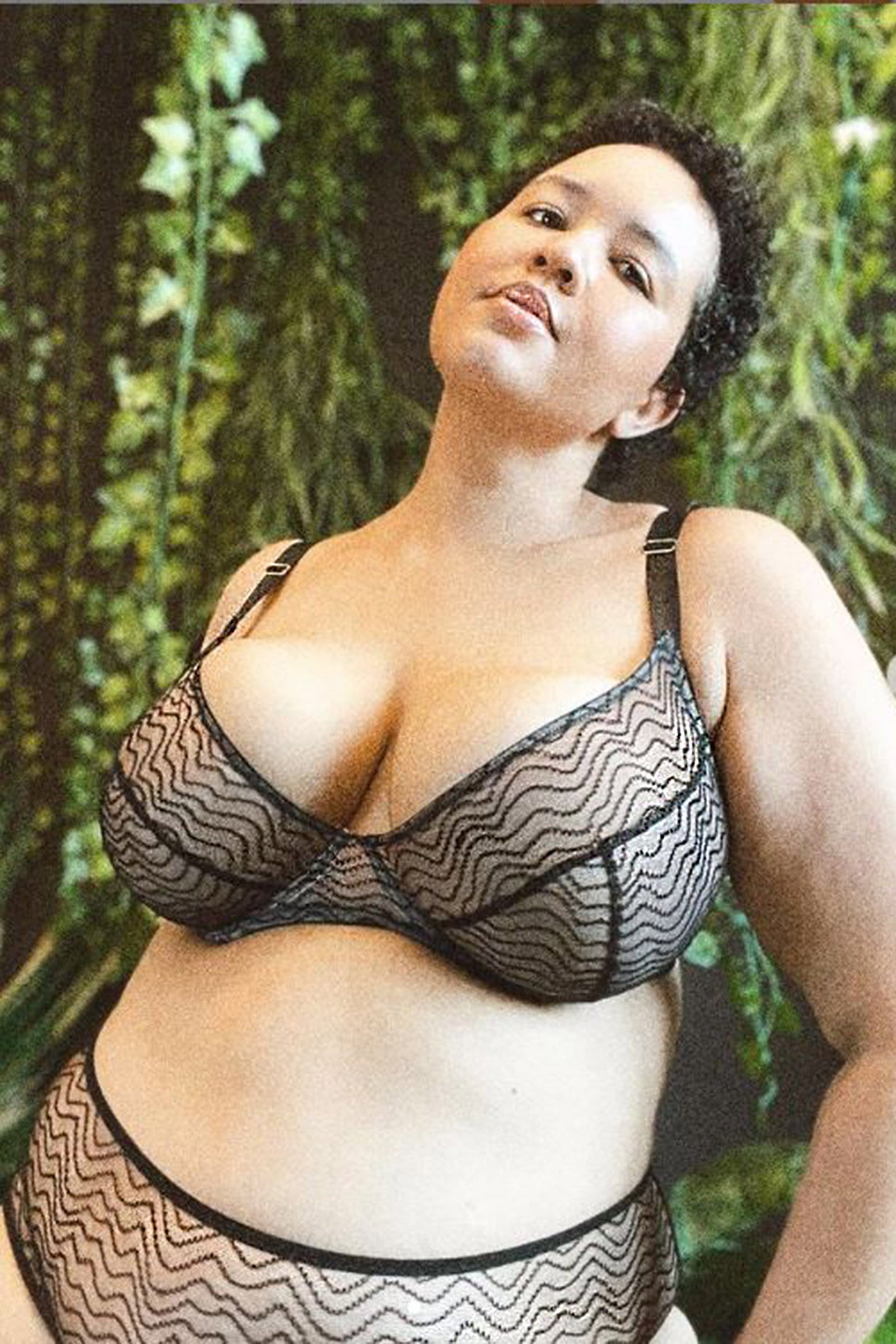 Image of Gabi Fresh Brianna Black Mesh Bra