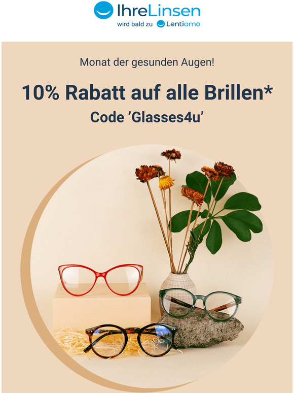 Monat der gesunden Augen!  #1 Sonderangebot: Brillen