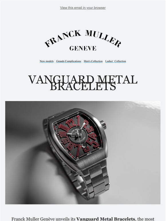 Franck Muller Vanguard Metal Bracelets Milled