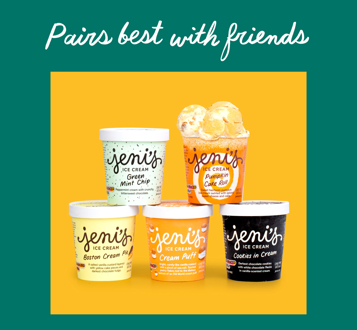 Jeni's Ice Creams Dont sleep on Cream Puff ice cream Milled