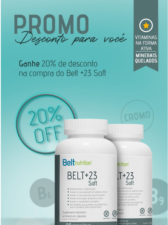 Belt Soft Max com desconto  s hoje!