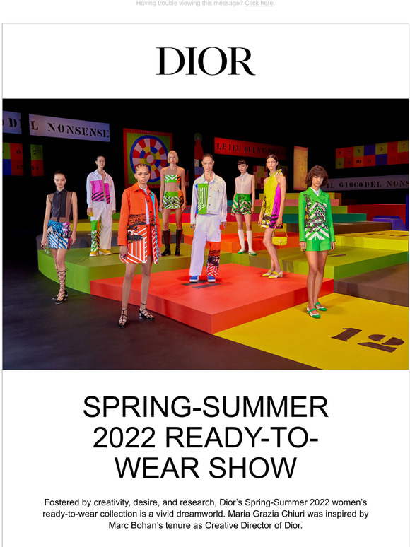 Dior Discover the SpringSummer 2022 ReadytoWear Show  Milled