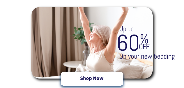 60% OFF your new sheets