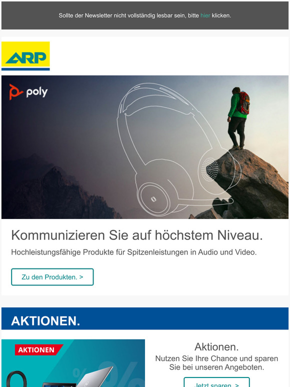 ARP: Highlights der Woche