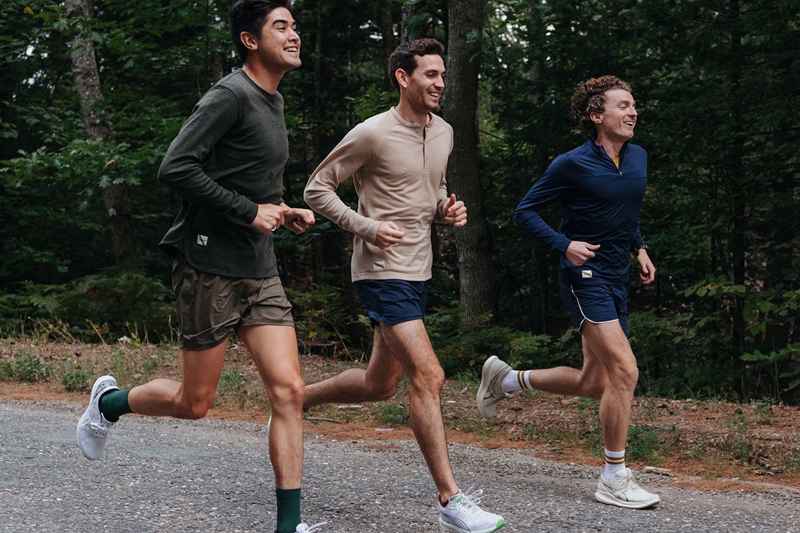 Tracksmith - Our best-selling Reggie Half Tights and Lane Five Shorts are  back in NDO-Ready black. Shop Reggie  & Lane Five
