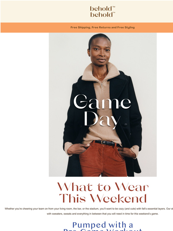 Game Day: Upgrade your Weekend Attire