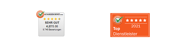 Siegel Top Dienstleister 2021