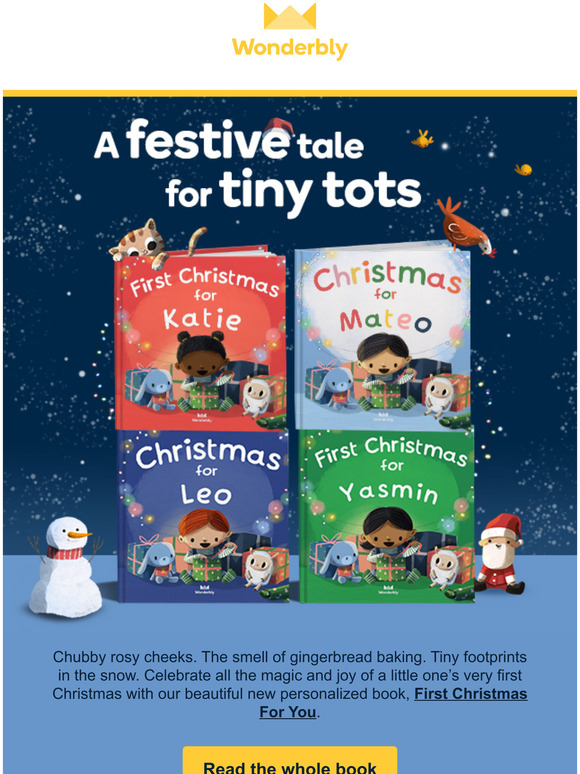  A book for babys first Christmas
