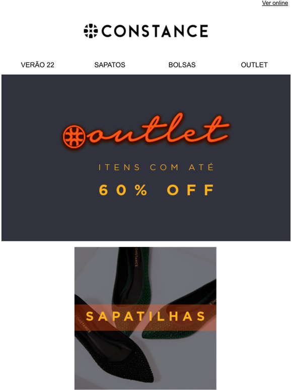 OUTLET CONSTANCE - Vem que tem desconto